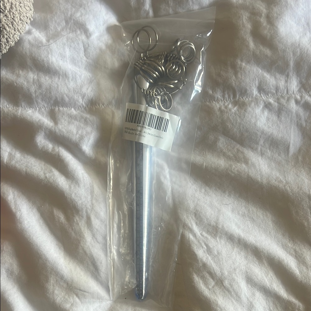 Silver Metal Ring Sizer